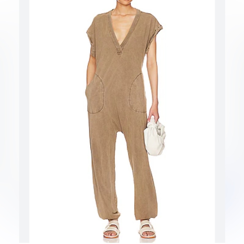FP Movement by Free People  Hot Shot V-Neck onesie size small